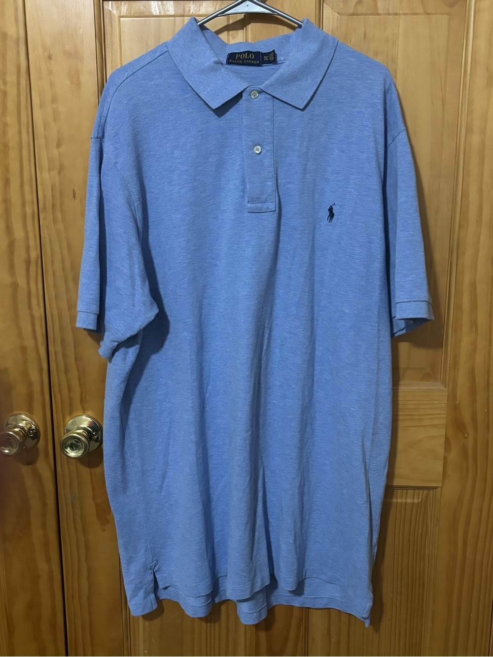 Ralph Lauren Men's Light Blue Short-Sleeve Polo